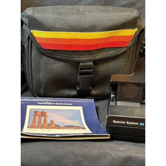 Vintage Polaroid Spectra System SE Instant‎ Film Camera, Case & Manual. EUC - Picture 2 of 16